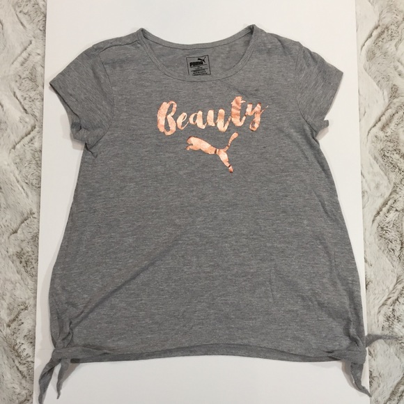 puma rose gold t shirt 